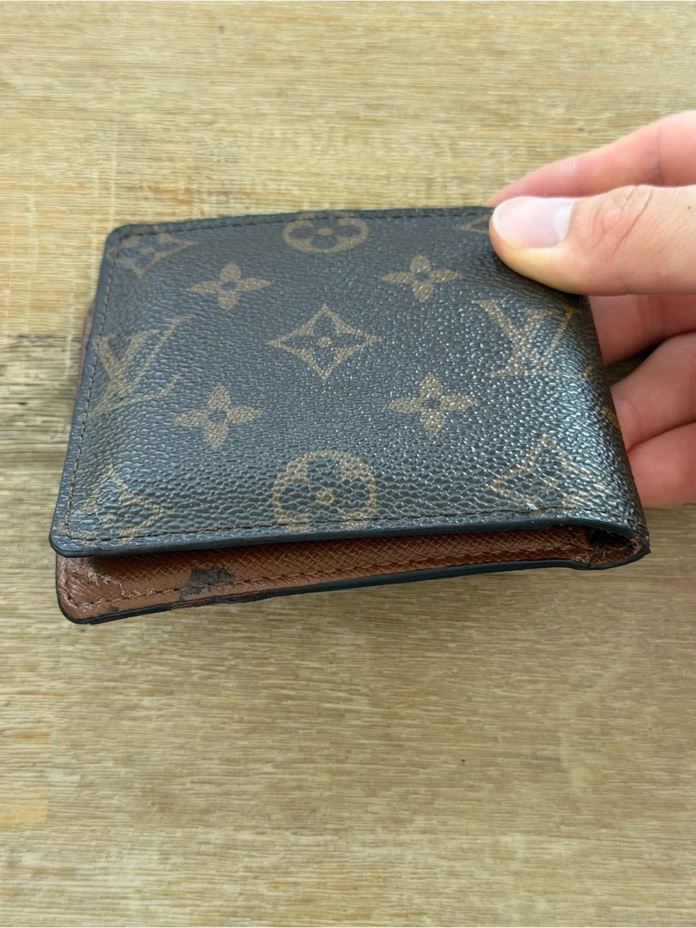 Louis Vuitton Men’s Monogram Canvas Bifold Wallet